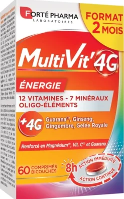 MultiVit'4G énergie Forté Pharma