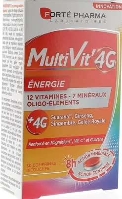 MultiVit'4G énergie Forté Pharma