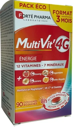 MultiVit'4G énergie Forté Pharma