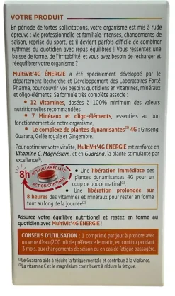 MultiVit'4G énergie Forté Pharma