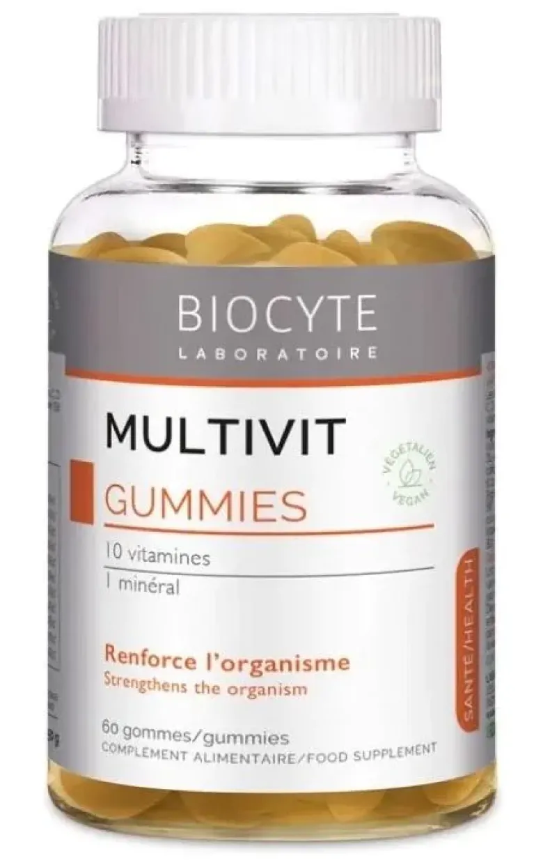 Multivit Gummies Biocyte - boîte de 60 gommes