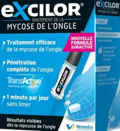 Mycose de l'ongle Excilor - flacon de 3,3 ml