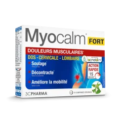 Myocalm Fort douleurs musculaires 3C Pharma – 15 comprimés sécables