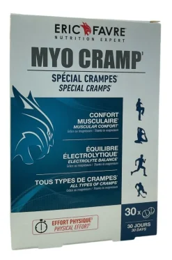 Myo Cramp Eric Favre - boîte de 30 comprimés