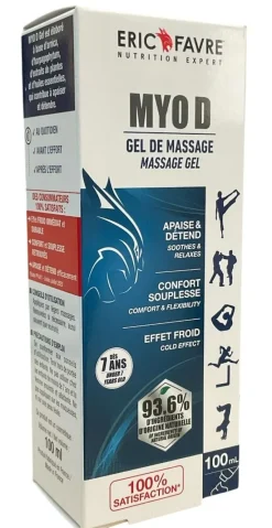 Myo D gel de massage Eric Favre - tube de 100ml