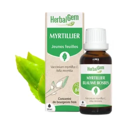 Myrtillier bio Herbalgem - flacon de 30 ml