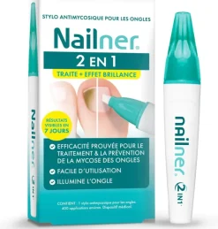 Nailner 2en1 stylo antimycosique ongles Novodex - un stylo