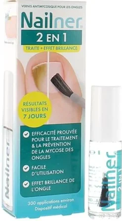 Nailner mycose des ongles 2 en 1 Novodex - flacon de 5 ml