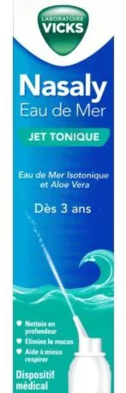 Nasaly eau de mer jet tonique Vicks – spray 120 ml