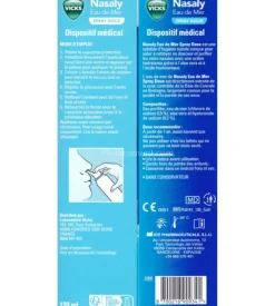 Nasaly eau de mer spray doux Vicks - spray de 120ml