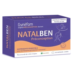 Natalben Préconception laboratoire Effik - boîte de 60 capsules