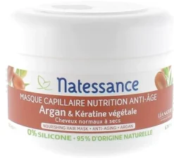 Natessance masque capillaire à l'argan Léa Nature - pot de 200 ml