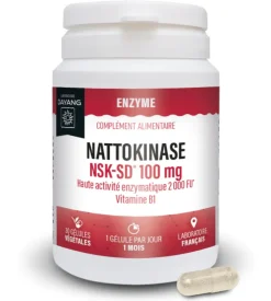 Nattokinase NSK-SD 100mg Dayang - pot de 30 gélules