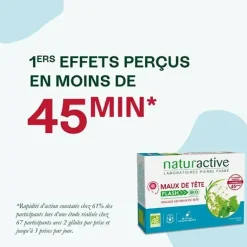 Naturactive Maux de tête Flash bio – 14 gélules