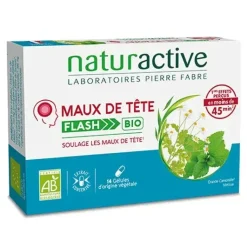 Naturactive Maux de tête Flash bio – 14 gélules