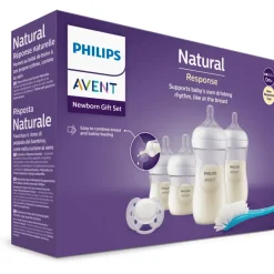 Natural Response Coffret naissance 0m+ Avent - lot de biberons et tétines