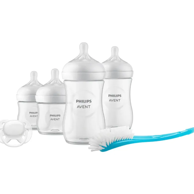 Natural Response Coffret naissance 0m+ Avent - lot de biberons et tétines