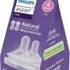 Natural Response Tétine 4 trous débit rapide Avent - 2 tétines
