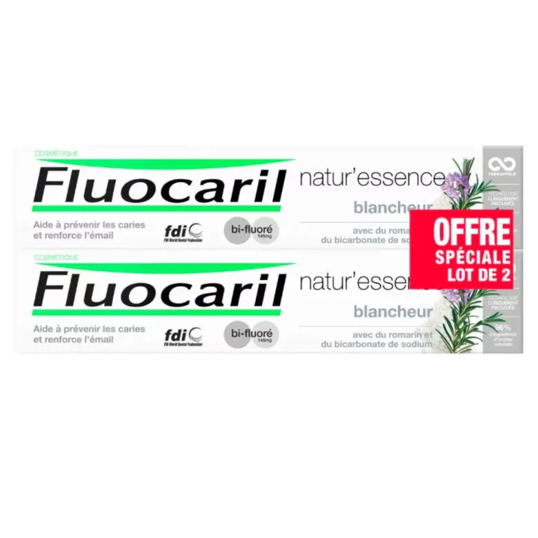 Natur'Essence Dentifrice blancheur bi-fluoré Fluocaril
