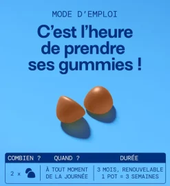 Énergie gummies sans sucres Mium Lab - pot de 42 gummies