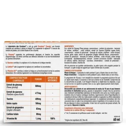 Énergie+ physique et mentale Granions - boîte de 30 ampoules buvables