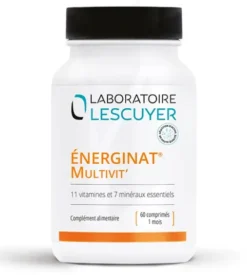 Énerginat multivit Lescuyer - pot de 60 comprimés
