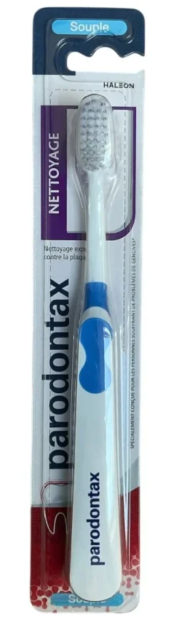 Nettoyage brosse à dents souple Parodontax - une brosse à dents