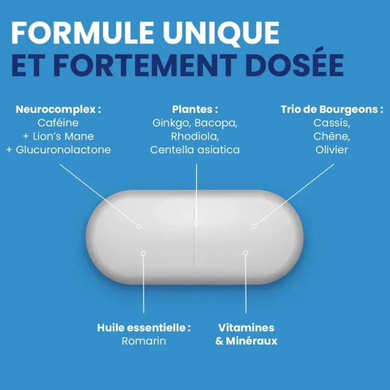 Neuroboost focus+ Santarome - 30 comprimés