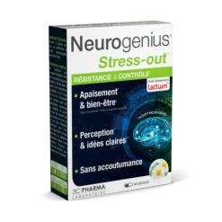 Neurogenius Stress-Out résistance & contrôle 3C Pharma - boîte de 30 gélules