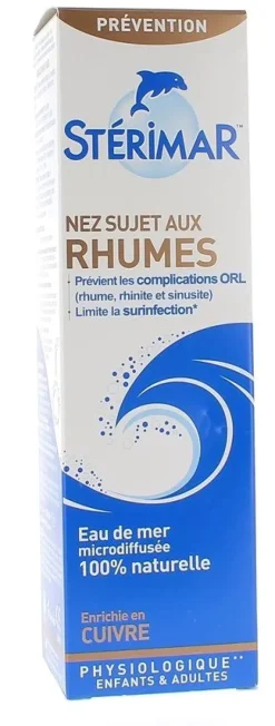 Nez sujet aux rhumes Stérimar - spray de 100 ml