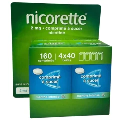 Nicorette 2 mg menthe intense comprimé à sucer