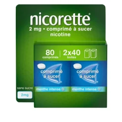 Nicorette 2 mg menthe intense comprimé à sucer