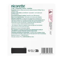 Nicorette 2 mg menthe intense comprimé à sucer