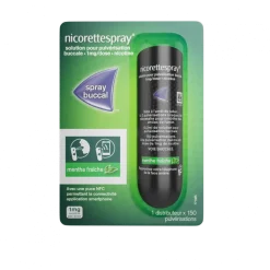 Nicorettespray 1mg/dose, solution pour pulvérisation buccale menthe fraîche - 1 spray