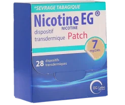 Nicotine EG patch 7 mg/24 h – 28 dispositifs transdermiques
