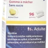 Nicotine EuroGenerics 2mg sans sucre arôme citron – 96 gommes à mâcher