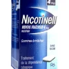 Nicotinell menthe fraîcheur 4 mg sans sucre – 96 gommes à mâcher
