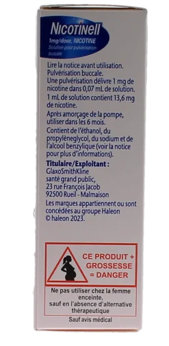 Nicotinell Spray nicotine 1mg/dose
