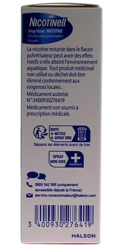 Nicotinell Spray nicotine 1mg/dose
