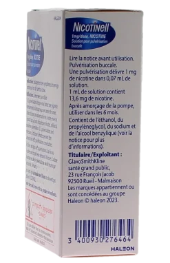 Nicotinell Spray nicotine 1mg/dose