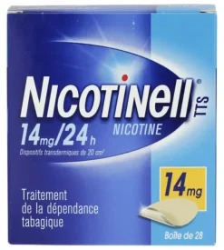 Nicotinell TTS 14mg/24h dispositif transdermique - boîte de 28 dispositifs