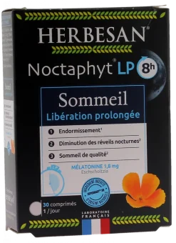 Noctaphyt LP 8h Herbesan - boîte de 30 comprimés