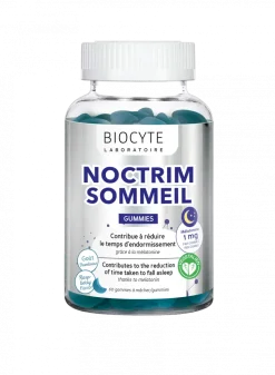 Noctrim sommeil goût framboise Biocyte - pot de 60 gommes