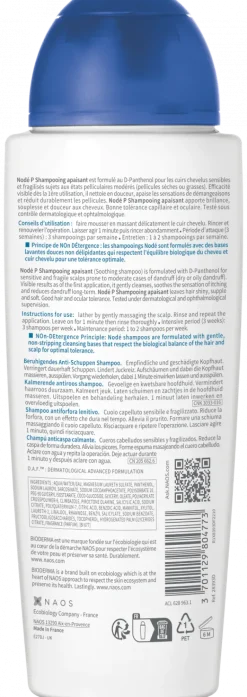 Nodé P Shampooing antipelliculaire apaisant Bioderma - flacon de 400 ml