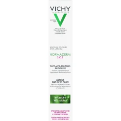 Normaderm S.O.S Pâte Anti-Boutons au souffre Vichy - tube de 20 ml