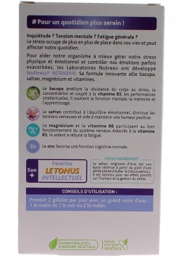 No Stress intensive Nutreov - boite de 30 gélules