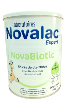 Novabiotic lait en poudre dès 6 mois Novalac - pot de 600g