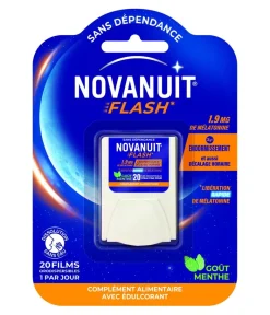 Novanuit flash Sanofi - 20 films orodispersibles
