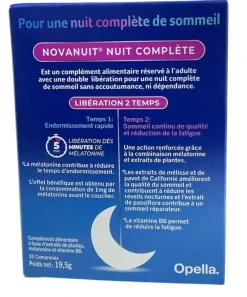 Novanuit Nuit complète 1,9 mg Opella