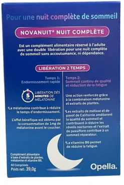 Novanuit Nuit complète 1,9 mg Opella